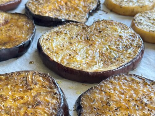 teglia di melanzane cotte nel forno