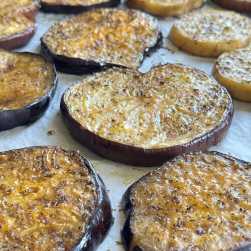 teglia di melanzane cotte nel forno